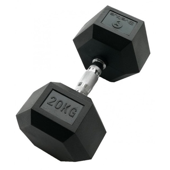 Gantera hexagonala 20kg - Dumbbell