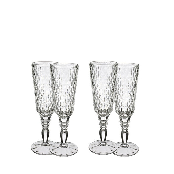 Set 4 pahare pentru sampanie, Boston Flare, Villeroy&Boch