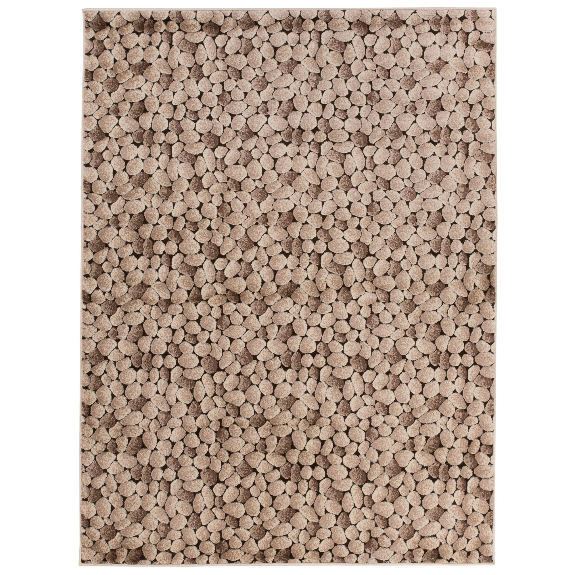 Covor Tango Modern Patchwork Abstract Chemex L813E BOU bej 140x190