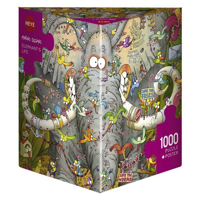 Puzzle Heye - Elephants Life, 1000 piese
