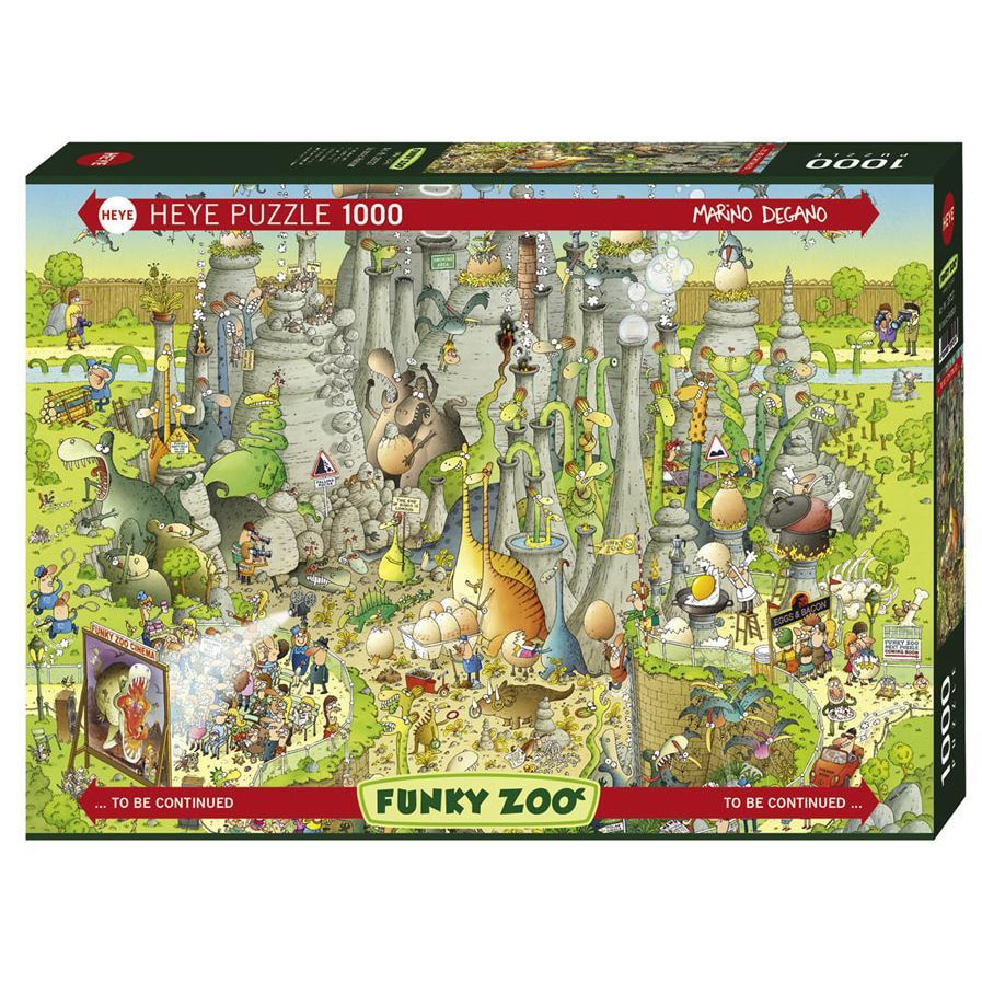 Puzzle Heye - Jurassic Habitat, 1000 piese
