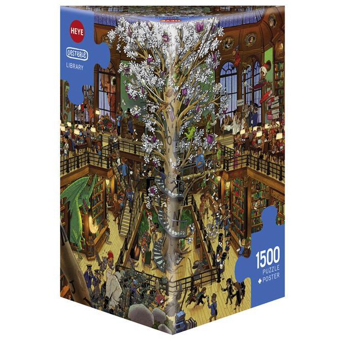 Puzzle Heye - Library, 1500 piese