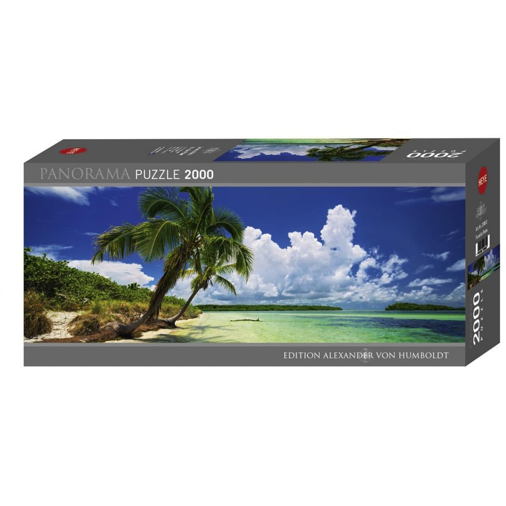 Puzzle panoramic Heye - Paradise Palms, 2000 piese