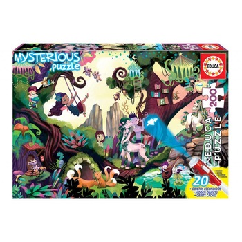 Puzzle Educa Mysterious - Magic Forest, 200 piese Puzzle Educa Mysterious - Magic Forest, 200 piese