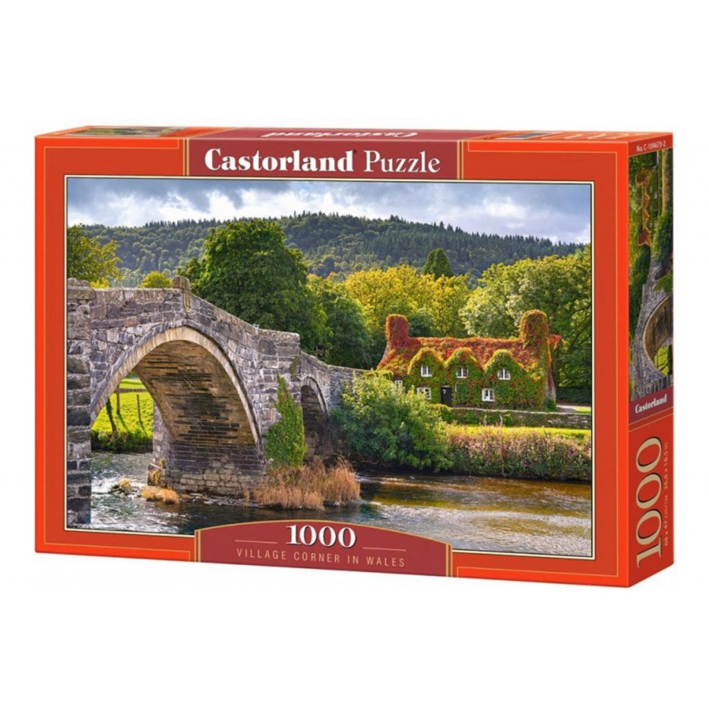 Puzzle Castorland - Village Corner in Walles, 1000 piese