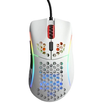 Mouse gaming Glorious Model D Minus, Ultrausor 62g, Alb Gloss Mouse gaming Glorious Model D Minus, Ultrausor 62g, Alb Gloss