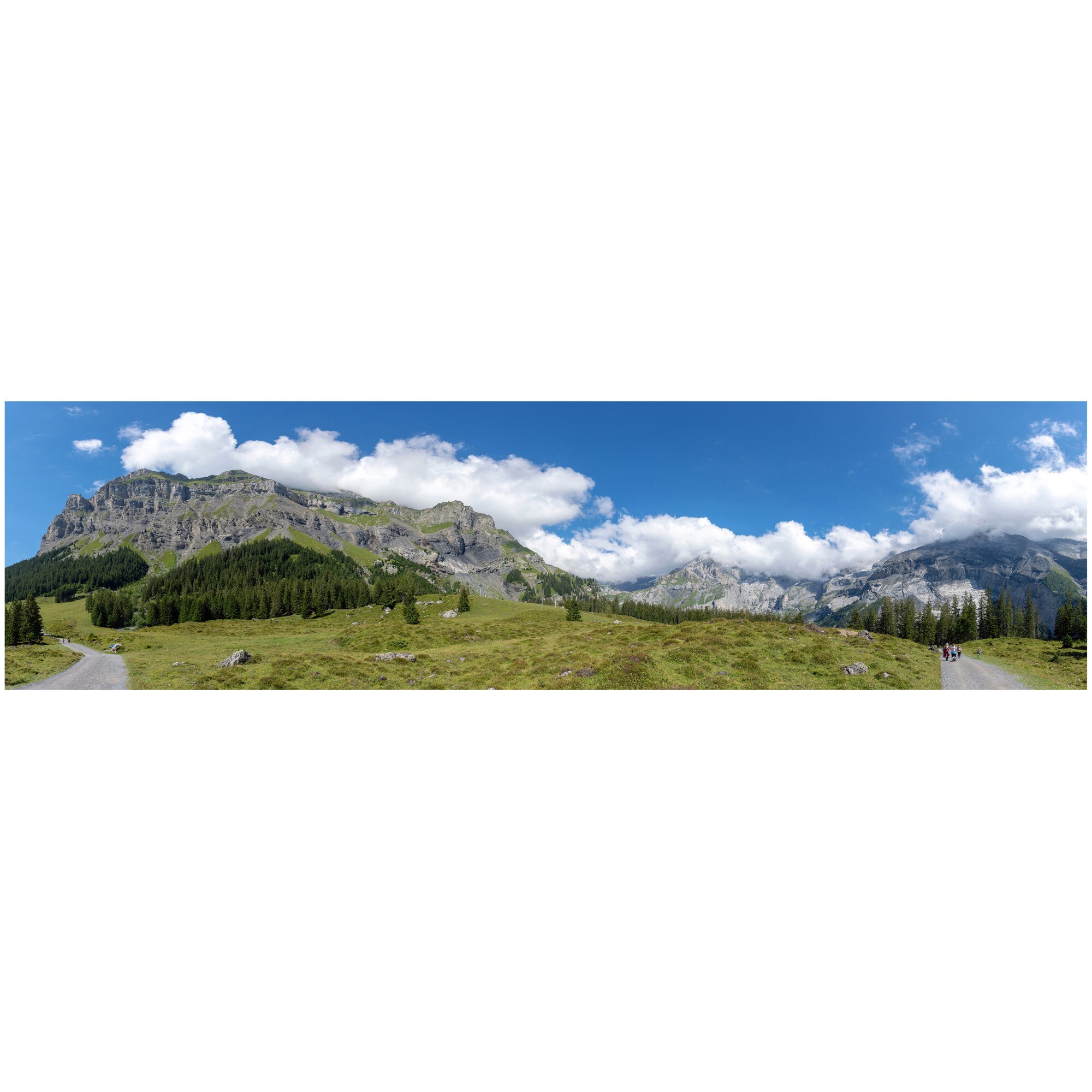 Fototapet Autoadeziv Drumuri de Munte - NWL-012, 100 x 375 cm