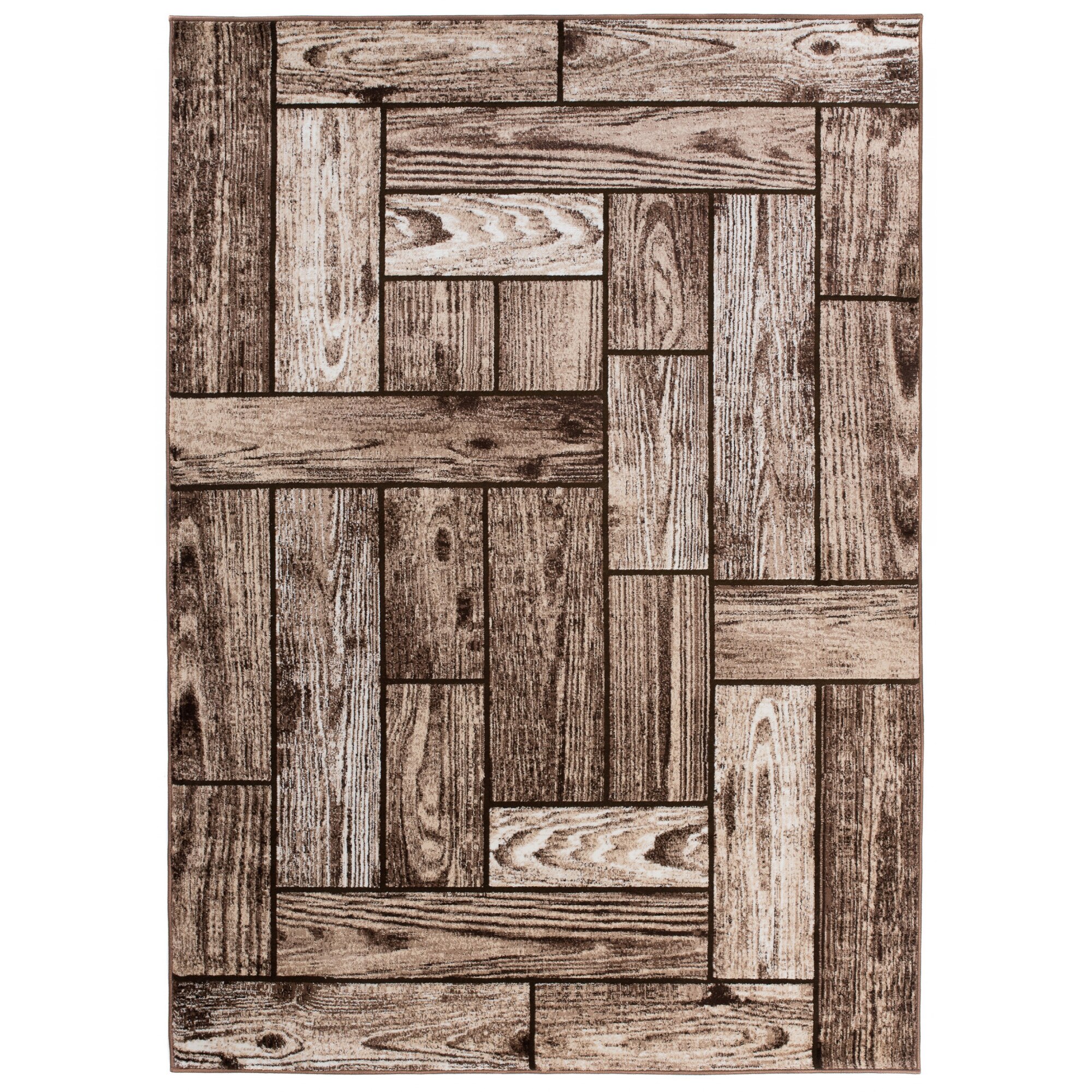 Covor Tango Modern Patchwork Abstract Chemex T800C BOU bej 140x190