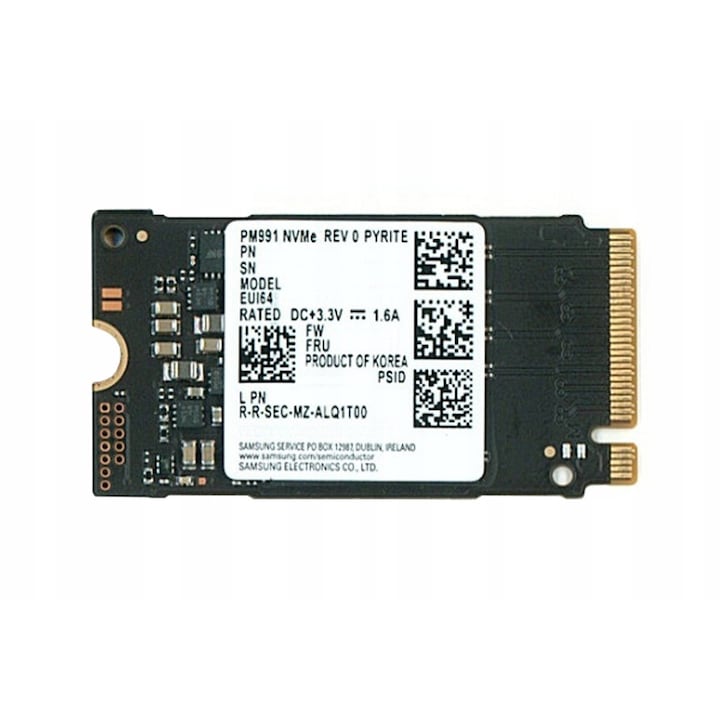 SSD Samsung PM991,128GB ,PCIe 3.0, bulk,NVME, format 2242, 42 mm