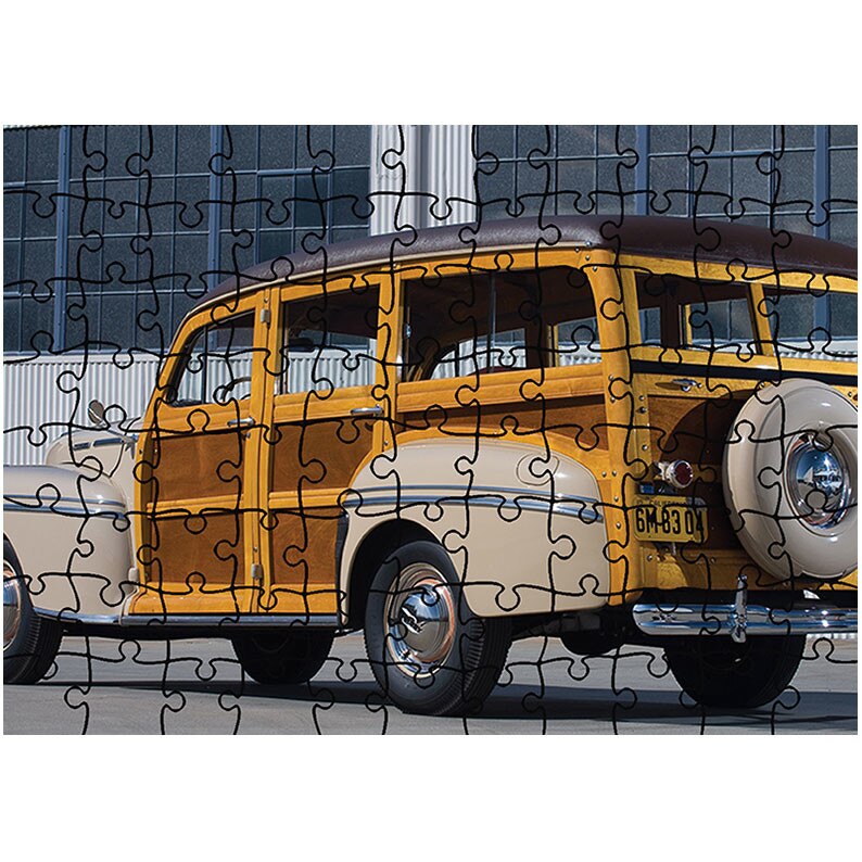 Puzzle Heartwork 96 piese, Mercury Station Wagon 1948, Latime 40,5 cm x Inaltime 28,7 cm