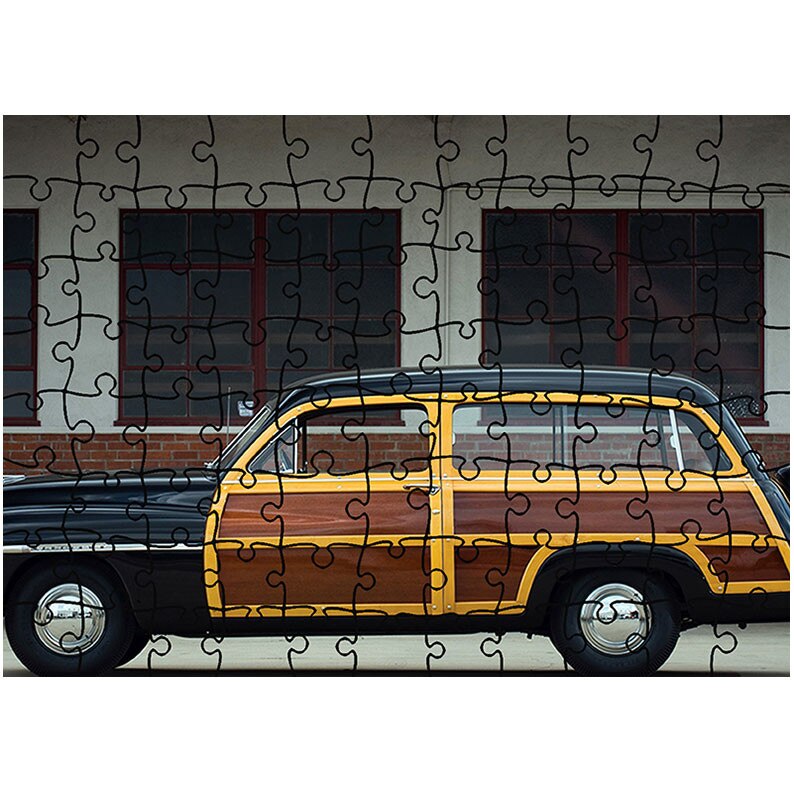 Puzzle Heartwork 96 piese, Mercury Station Wagon 1950, Latime 40,5 cm x Inaltime 28,7 cm