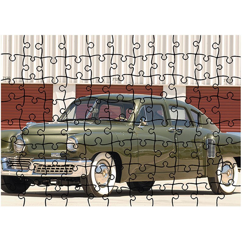 Puzzle Heartwork 96 piese, Tucker Sedan 1948, Latime 40,5 cm x Inaltime 28,7 cm
