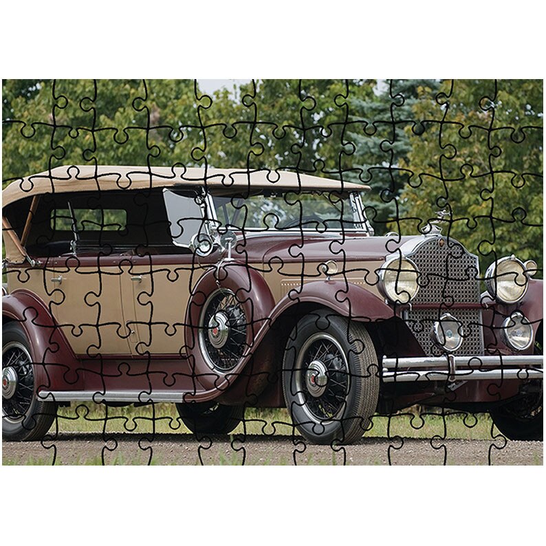 Puzzle Heartwork 96 piese, 1931 Packard Eight Dual Cowl Sport Phaeton 833, Latime 40,5 cm x Inaltime 28,7 cm