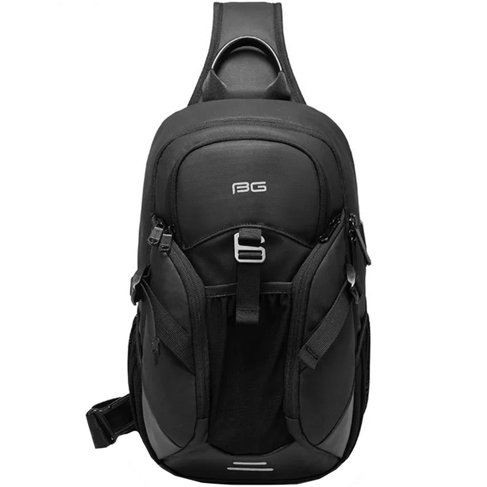 Rucsac pentru barbati, Multifunctional, Port USB, Impermiabil, BG77120 Negru