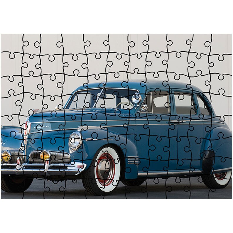 Puzzle Heartwork 96 piese, 1941 Studebaker Commander Delux-Tone Cruising Sedan, Latime 40,5 cm x Inaltime 28,7 cm