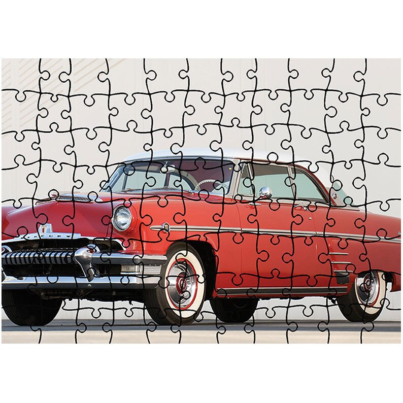 Puzzle Heartwork 96 piese, Mercury Monterey 2-door Hardtop 1954, Latime 40,5 cm x Inaltime 28,7 cm