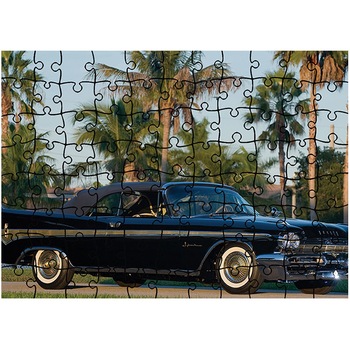 Puzzle Heartwork 96 piese, DeSoto Adventurer Convertible Coupe 1959, Latime 40,5 cm x Inaltime 28,7 cm Puzzle Heartwork 96 piese, DeSoto Adventurer Convertible Coupe 1959, Latime 40,5 cm x Inaltime 28,7 cm