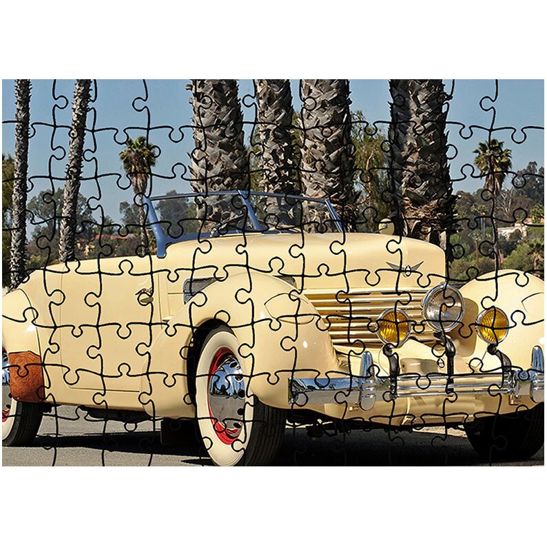 Puzzle Heartwork 96 piese, Cord 812 SC Phaeton 1937, Latime 40,5 cm x Inaltime 28,7 cm