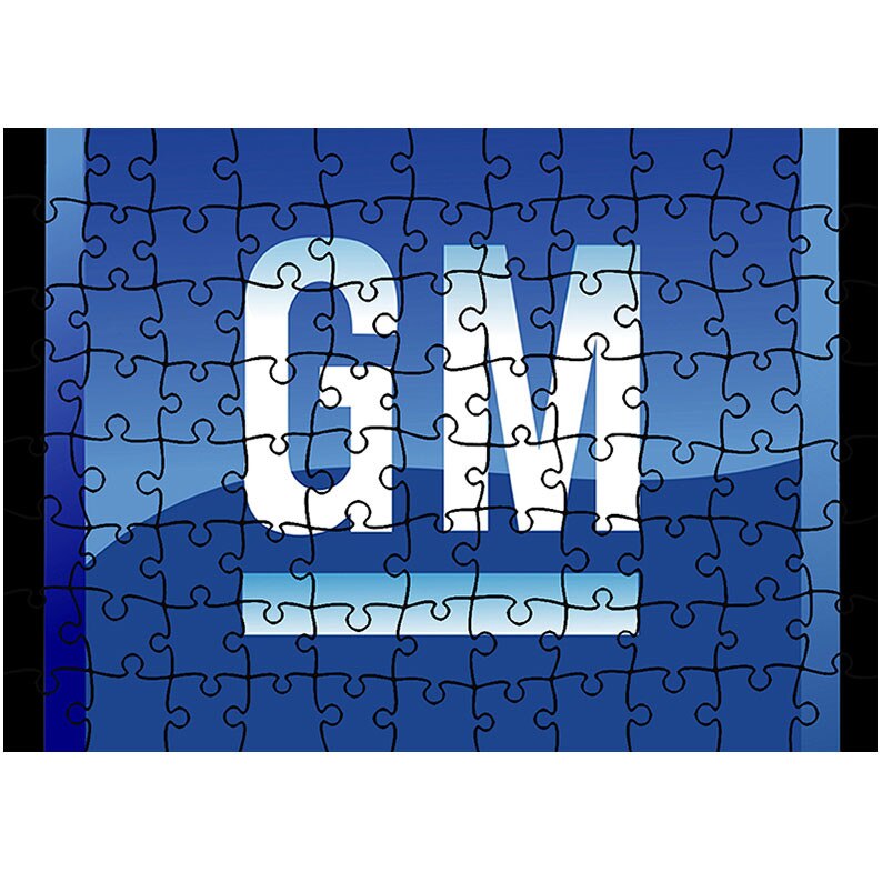 Puzzle Heartwork 96 piese, GM Logo, Latime 40,5 cm x Inaltime 28,7 cm