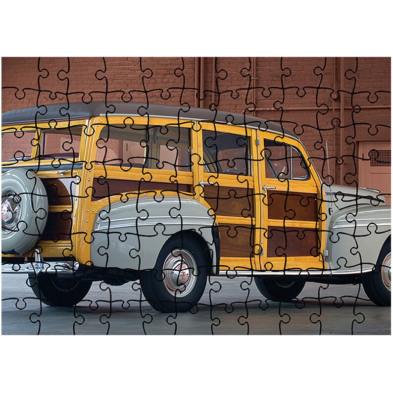 Puzzle Heartwork 96 piese, Mercury Station Wagon 1946, Latime 40,5 cm x Inaltime 28,7 cm
