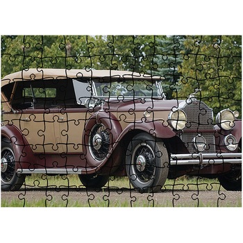 Puzzle Heartwork 96 piese, Packard Eight Dual Cowl Sport Phaeton (833) 1931, Latime 40,5 cm x Inaltime 28,5 cm Puzzle Heartwork 96 piese, Packard Eight Dual Cowl Sport Phaeton (833) 1931, Latime 40,5 cm x Inaltime 28,5 cm