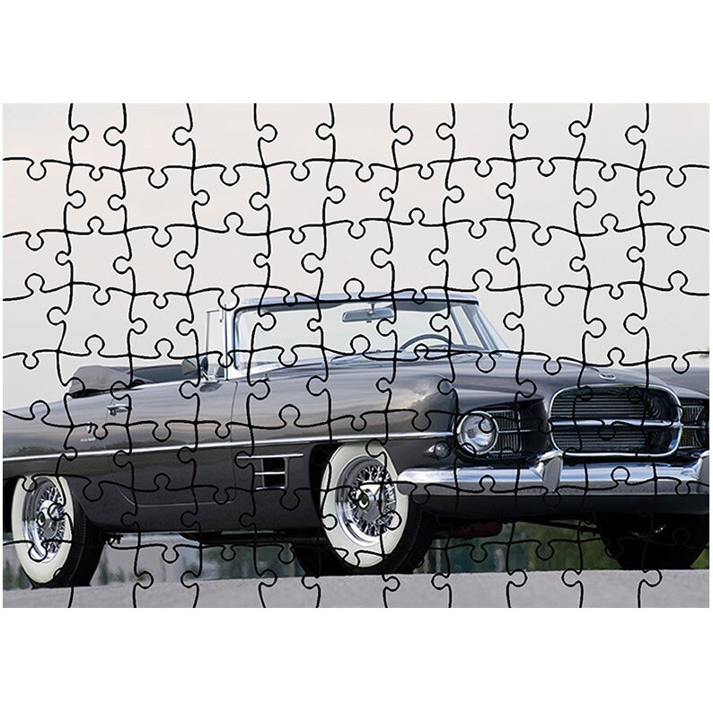 Puzzle Heartwork 96 piese, 1957 Dual-Ghia Convertible, Latime 40,5 cm x Inaltime 28,7 cm