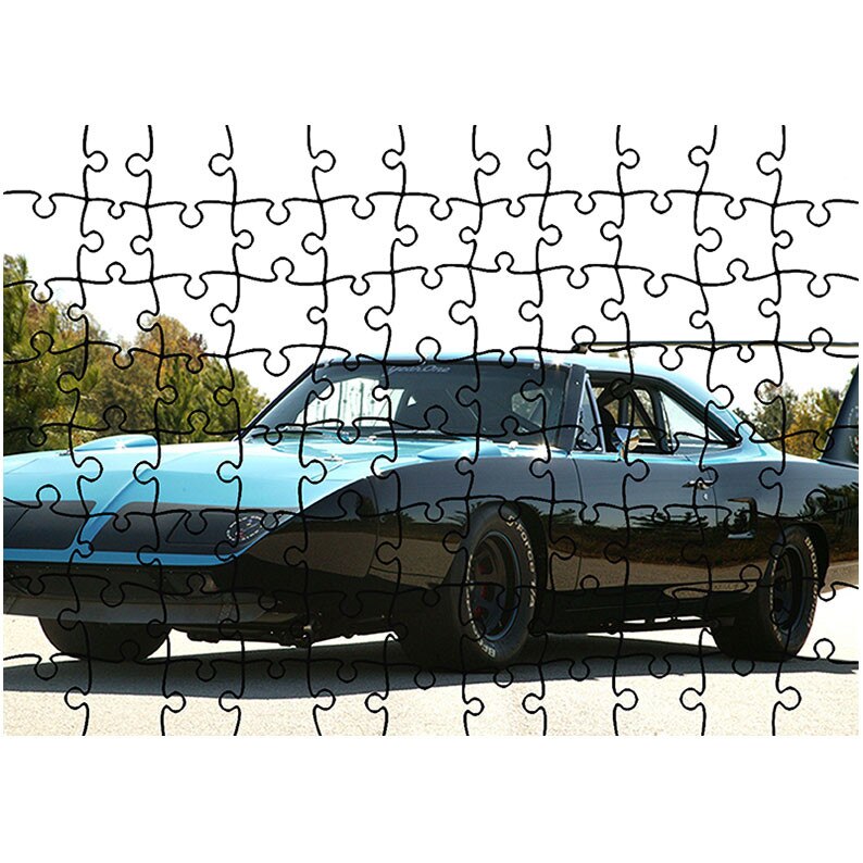 Puzzle Heartwork 96 piese, Plymouth Superbird 1970, Latime 40,5 cm x Inaltime 28,7 cm