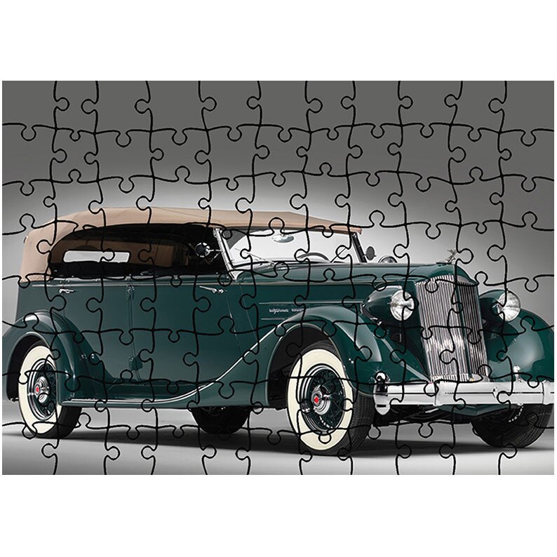 Puzzle Heartwork 96 piese, Packard Eight Phaeton 1936, Latime 40,5 cm x Inaltime 28,7 cm