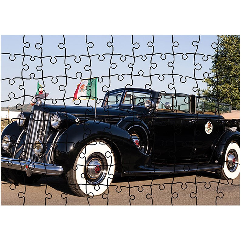 Puzzle Heartwork 96 piese, Packard Twelve Armored Convertible Sedan by Dietrich 1939, Latime 40,5 cm x Inaltime 28,7 cm