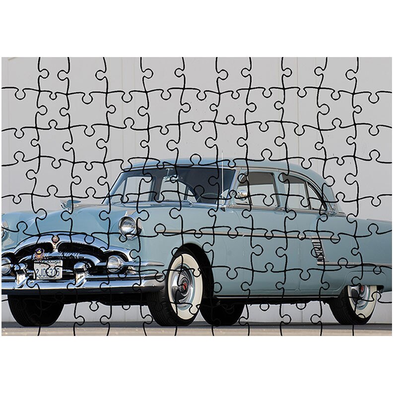 Puzzle Heartwork 96 piese, Packard Patrician Touring Sedan 1954, Latime 40,5 cm x Inaltime 28,7 cm