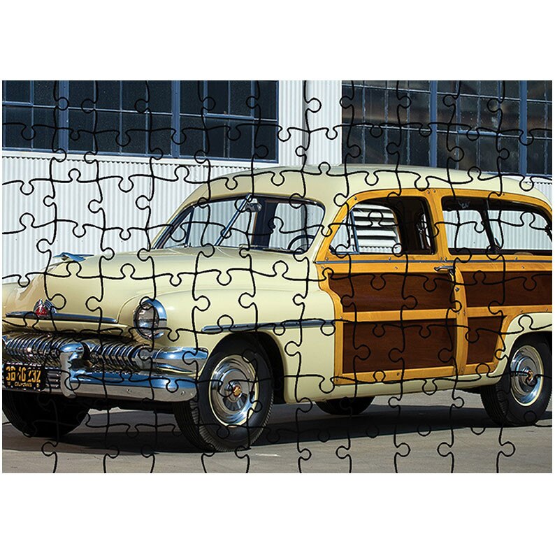 Puzzle Heartwork 96 piese, 1951 Mercury Station Wagon, Latime 40,5 cm x Inaltime 28,7 cm