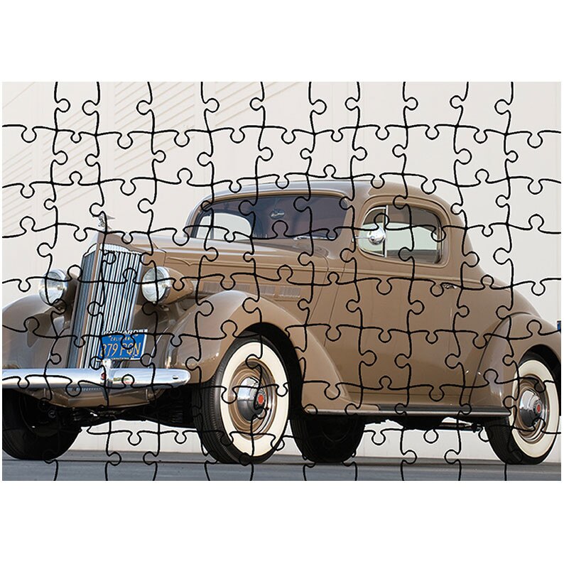 Puzzle Heartwork 96 piese, Packard Six Coupe 1937, Latime 40,5 cm x Inaltime 28,5 cm