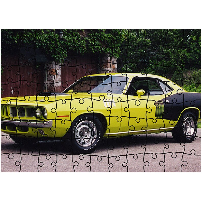 Puzzle Heartwork 96 piese, Plymouth Hemi 'Cuda 1971, Latime 40,5 cm x Inaltime 28,7 cm