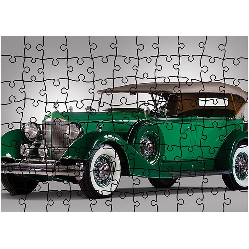 Puzzle Heartwork 96 piese, 1934 Packard Twelve 5-Passenger Phaeton, Latime 40,5 cm x Inaltime 28,7 cm