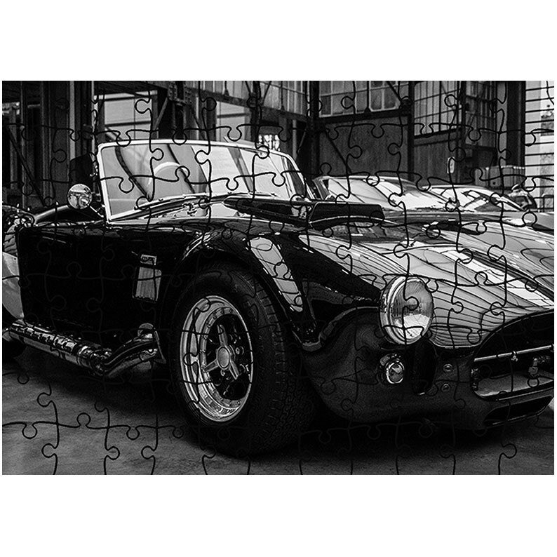 Puzzle Heartwork 96 piese, Masina Clasica, Latime 40,5 cm x Inaltime 28,7 cm