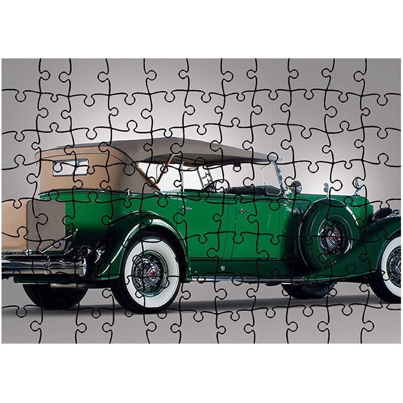 Puzzle Heartwork 96 piese, 1934 Packard Twelve 5-Passenger Phaeton, Latime 40,5 cm x Inaltime 28,7 cm