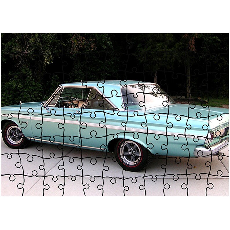 Puzzle Heartwork 96 piese, Plymouth Belvedere 1964, Latime 40,5 cm x Inaltime 28,7 cm