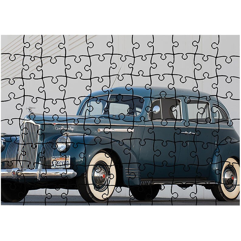 Puzzle Heartwork 96 piese, Packard 120 Touring Sedan 1941, Latime 40,5 cm x Inaltime 28,7 cm