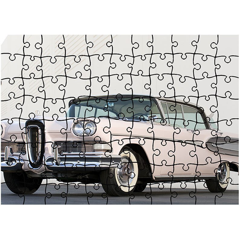 Puzzle Heartwork 96 piese, Edsel Citation 4-door Hardtop 1958, Latime 40,5 cm x Inaltime 28,7 cm