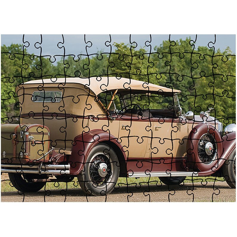 Puzzle Heartwork 96 piese, 1931 Packard Eight Dual Cowl Sport Phaeton 833, Latime 40,5 cm x Inaltime 28,7 cm