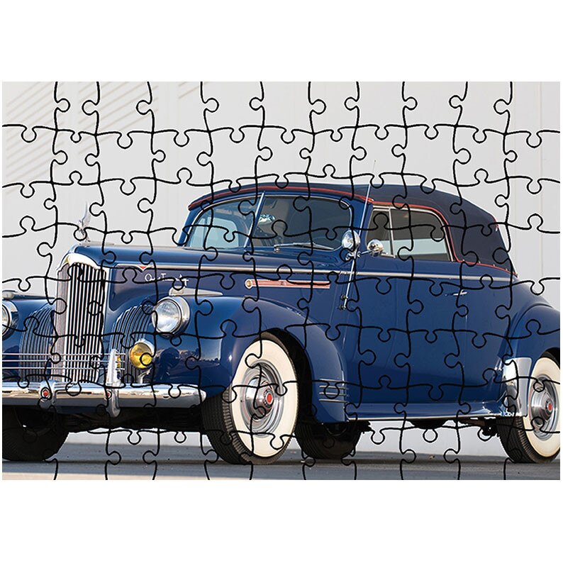 Puzzle Heartwork 96 piese, Packard 120 Convertible Coupe 1941, Latime 40,5 cm x Inaltime 28,7 cm
