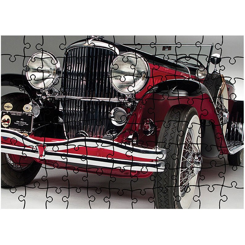 Puzzle Heartwork 96 piese, Duesenberg J 395 Convertible Coupe by Murphy 1931, Latime 40,5 cm x Inaltime 28,7 cm