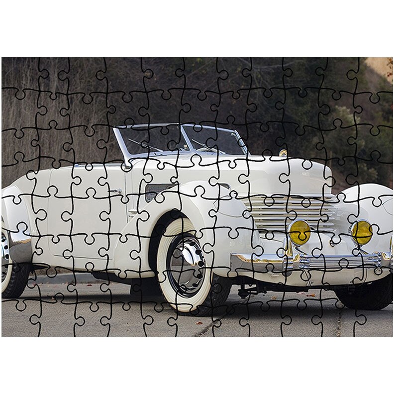 Puzzle Heartwork 96 piese, Cord 812 SC Convertible Coupe 1937, Latime 40,5 cm x Inaltime 28,7 cm