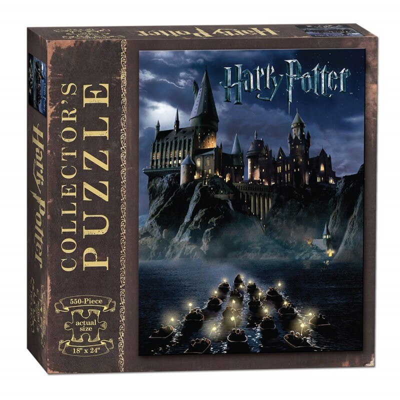 Puzzle Harry Potter World of Harry Potter , 550 piese , 46x61cm, Negru