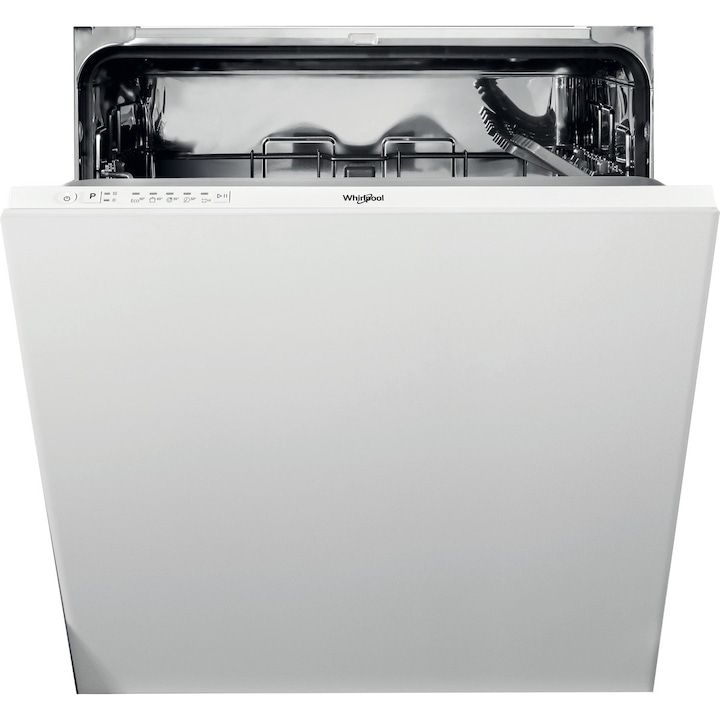 Whirlpool WI3010 Beépíthető mosogatógép, 13 teríték, 5 program, Fényjelző, Állítható kosár, F energiaosztály