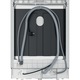 Whirlpool WBC 3C26 X Részben beépíthető mosogatógép, 60 cm, 14 teríték, 8 program, 6. érzék technológia, E energiaosztály, Inox