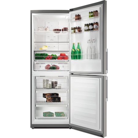Хладилник с фризер Hotpoint HA70BE31X, 444 л, Клас F, Full No Frost, H 195 см, Inox