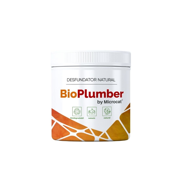 Desfundator microbiologic pentru sistemele de scurgere din bucatarii, 500g, BioPlumber
