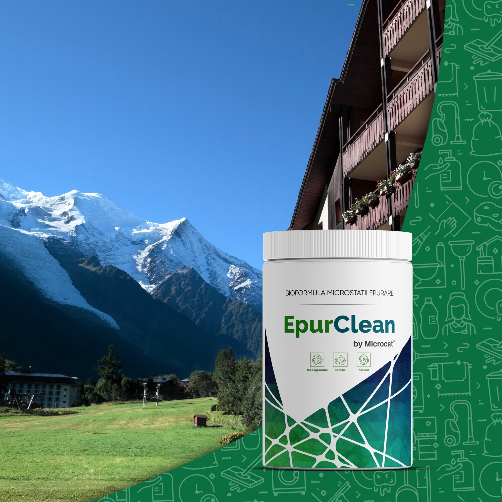 Bioactivator natural pentru statii de epurare, pe baza de bacterii, 1Kg ...