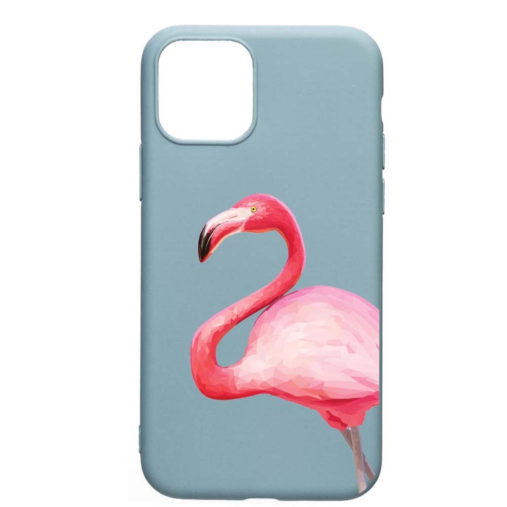 Husa Apple iPhone 11 Pro Max, Flamingo, rezistenta la uzura, anti-alunecare, din silicon Premium, CF55